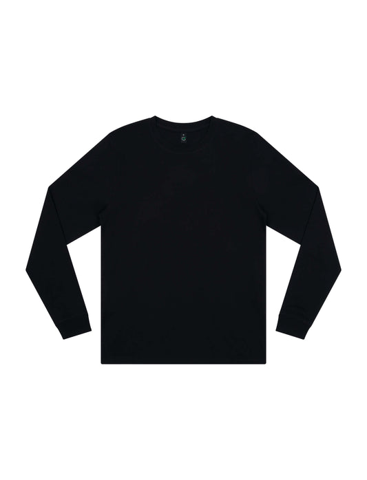 Earth Positive® Premium Long Sleeve T-shirt - Black - XS