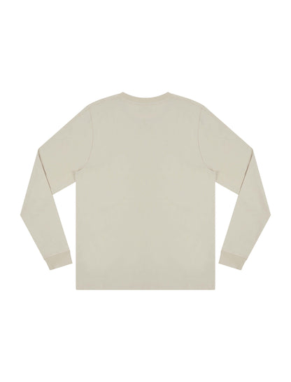 Earth Positive® Premium Long Sleeve T-shirt - Bone - M