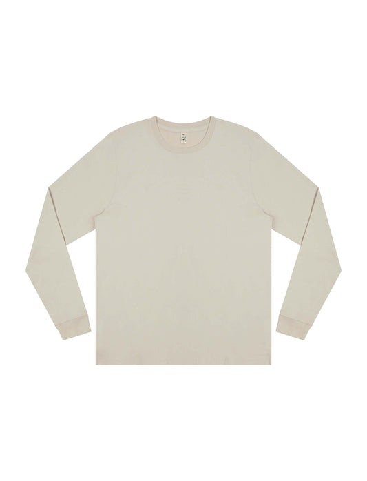 Earth Positive® Premium Long Sleeve T-shirt - Bone - XL