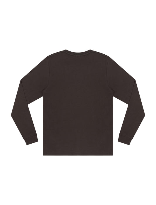 Earth Positive® Premium Long Sleeve T-shirt - Faded Olive Black - S