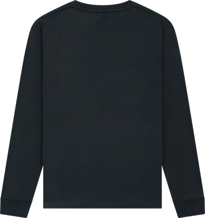 EP185L-FBL6 - Premium Long Sleeve T-shirt - Faded Olive Black