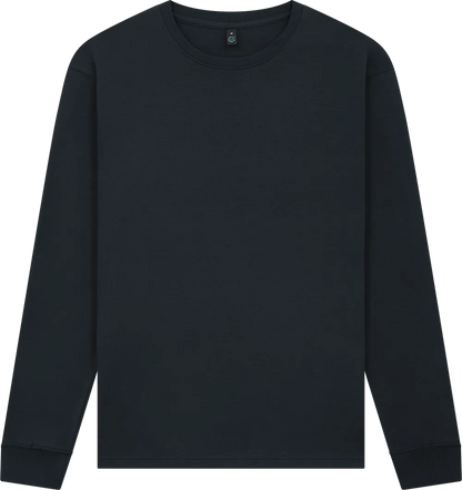 EP185L-FBL0 - Premium Long Sleeve T-shirt - Faded Olive Black