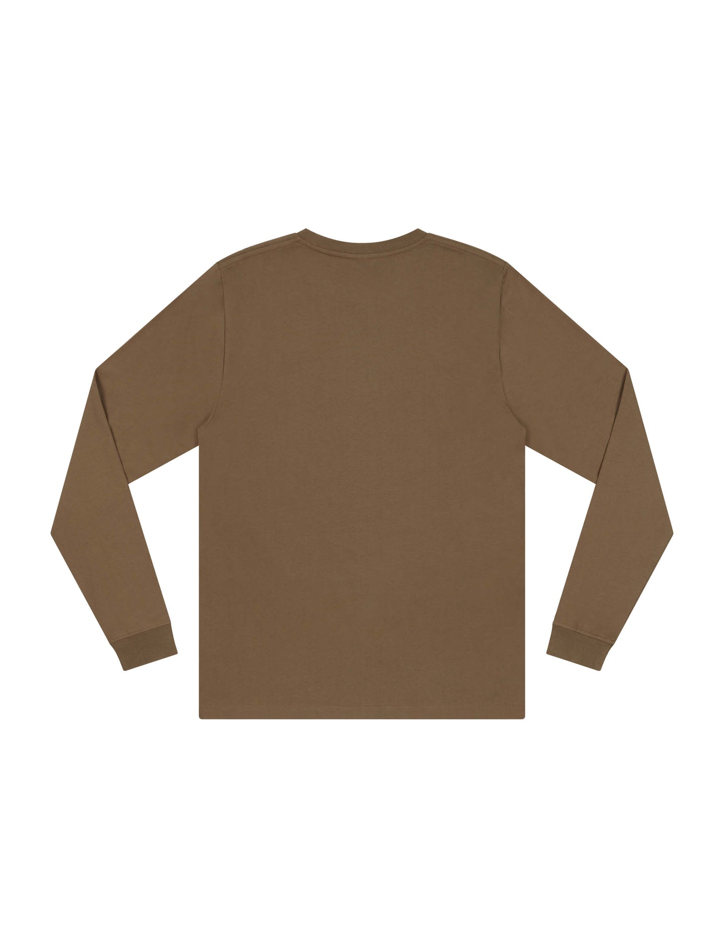 Earth Positive® Premium Long Sleeve T-shirt - Faded Brown - XS