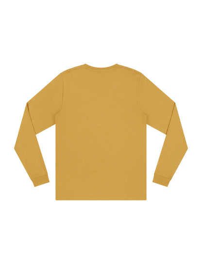 Earth Positive® Premium Long Sleeve T-shirt - Faded Mustard - L