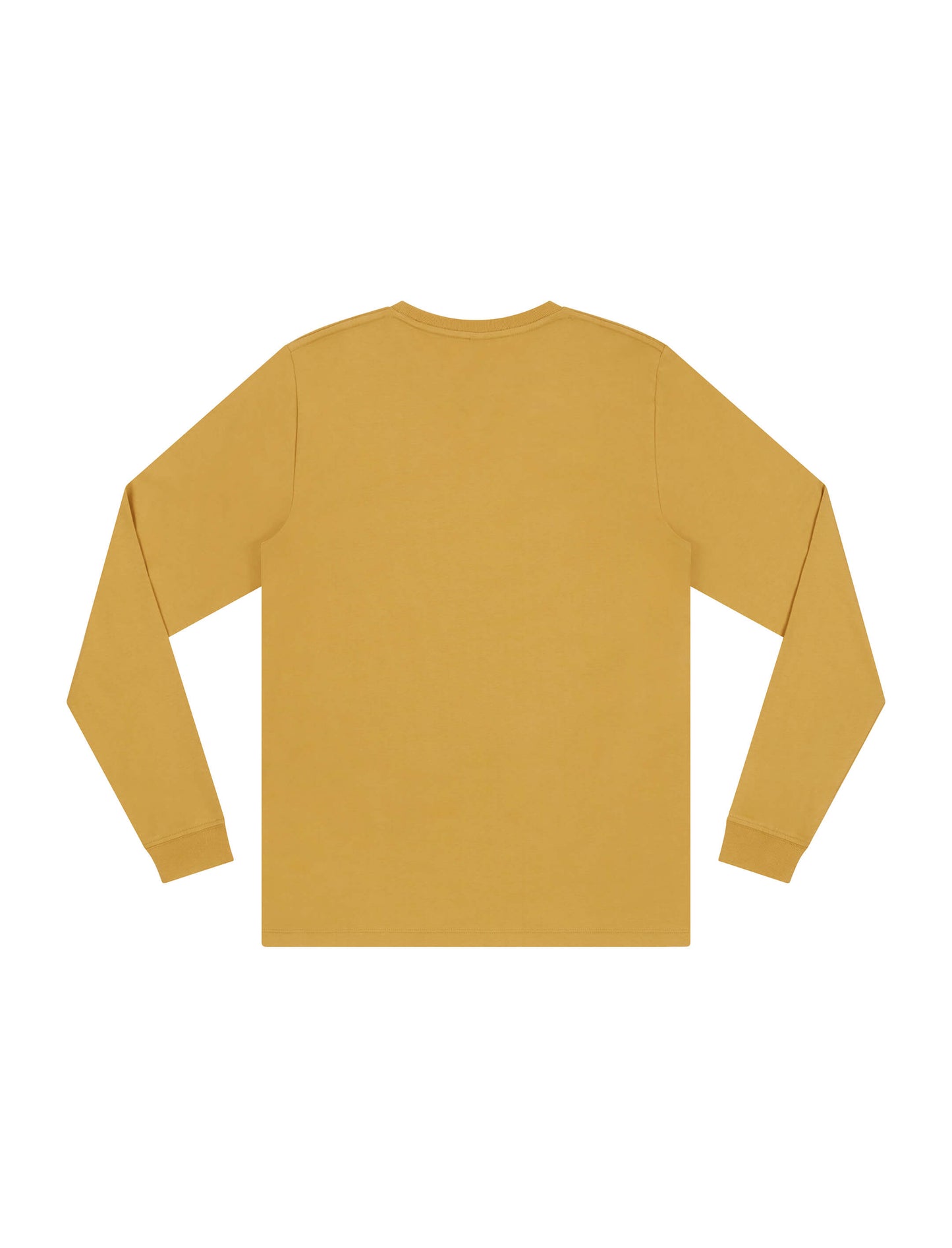 Earth Positive® Premium Long Sleeve T-shirt - Faded Mustard - XS