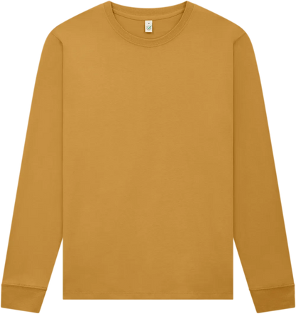 EP185L-FMU3 - Premium Long Sleeve T-shirt - Faded Mustard