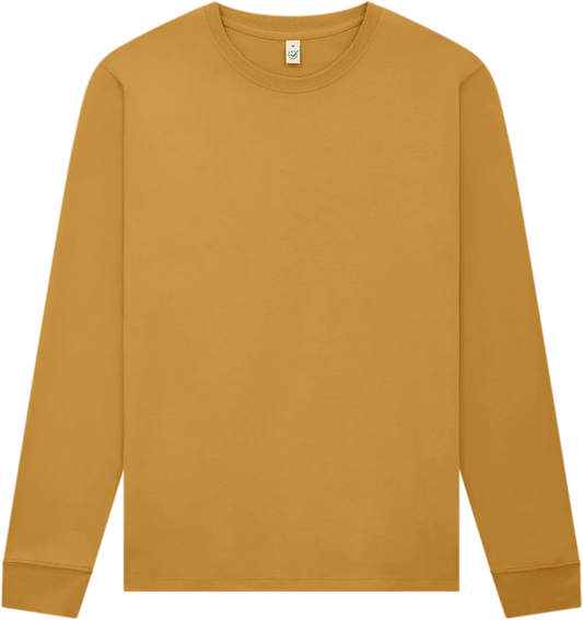 EP185L-FMU3 - Premium Long Sleeve T-shirt - Faded Mustard