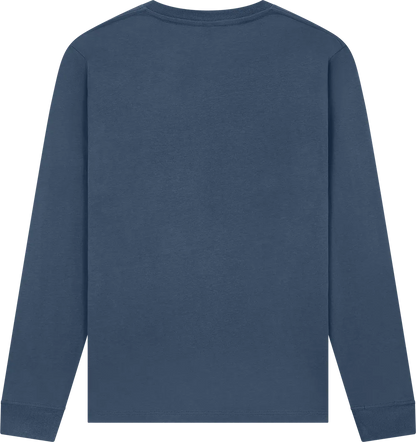EP185L-FNA3 - Premium Long Sleeve T-shirt - Faded Navy