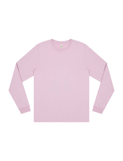 Earth Positive® Premium Long Sleeve T-shirt - Faded Pink - M