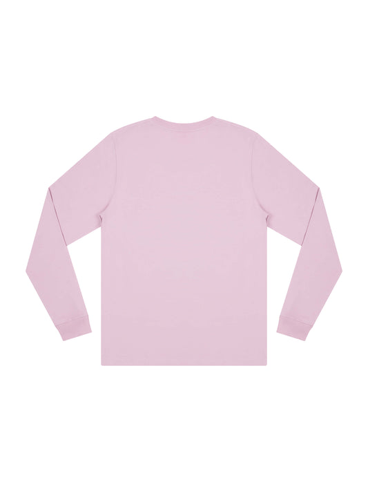 Earth Positive® Premium Long Sleeve T-shirt - Faded Pink - M