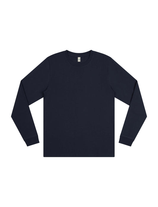 Earth Positive® Premium Long Sleeve T-shirt - French Navy - XL
