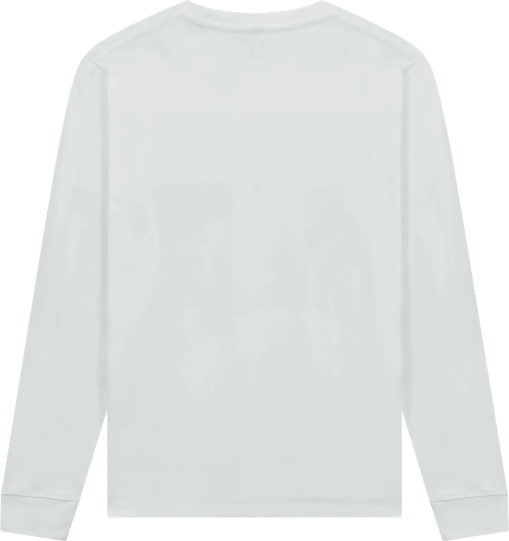 EP185L-FWH1 - Premium Long Sleeve T-shirt - Faded White
