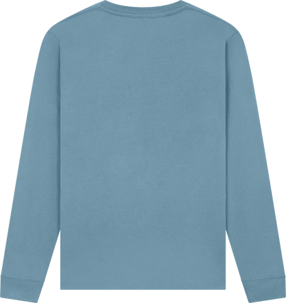 EP185L-BD1 - Premium Long Sleeve T-shirt - Blue Dusk