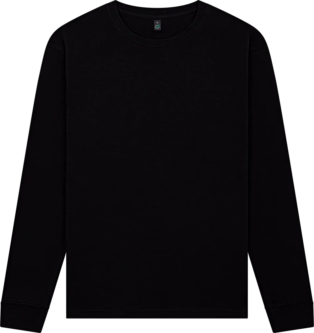 EP185L-BL0 - Premium Long Sleeve T-shirt - Black