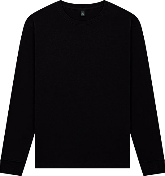 EP185L-BL6 - Earth Positive® Premium Long Sleeve T-shirt - Black