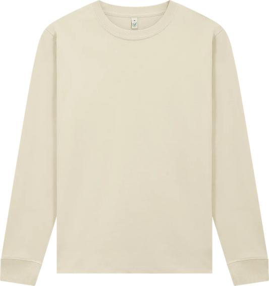 EP185L-BON5 - Earth Positive® Premium Long Sleeve T-shirt - Bone