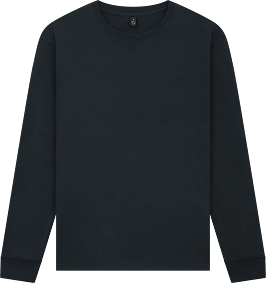 EP185L-FBL2 - Premium Long Sleeve T-shirt - Faded Olive Black