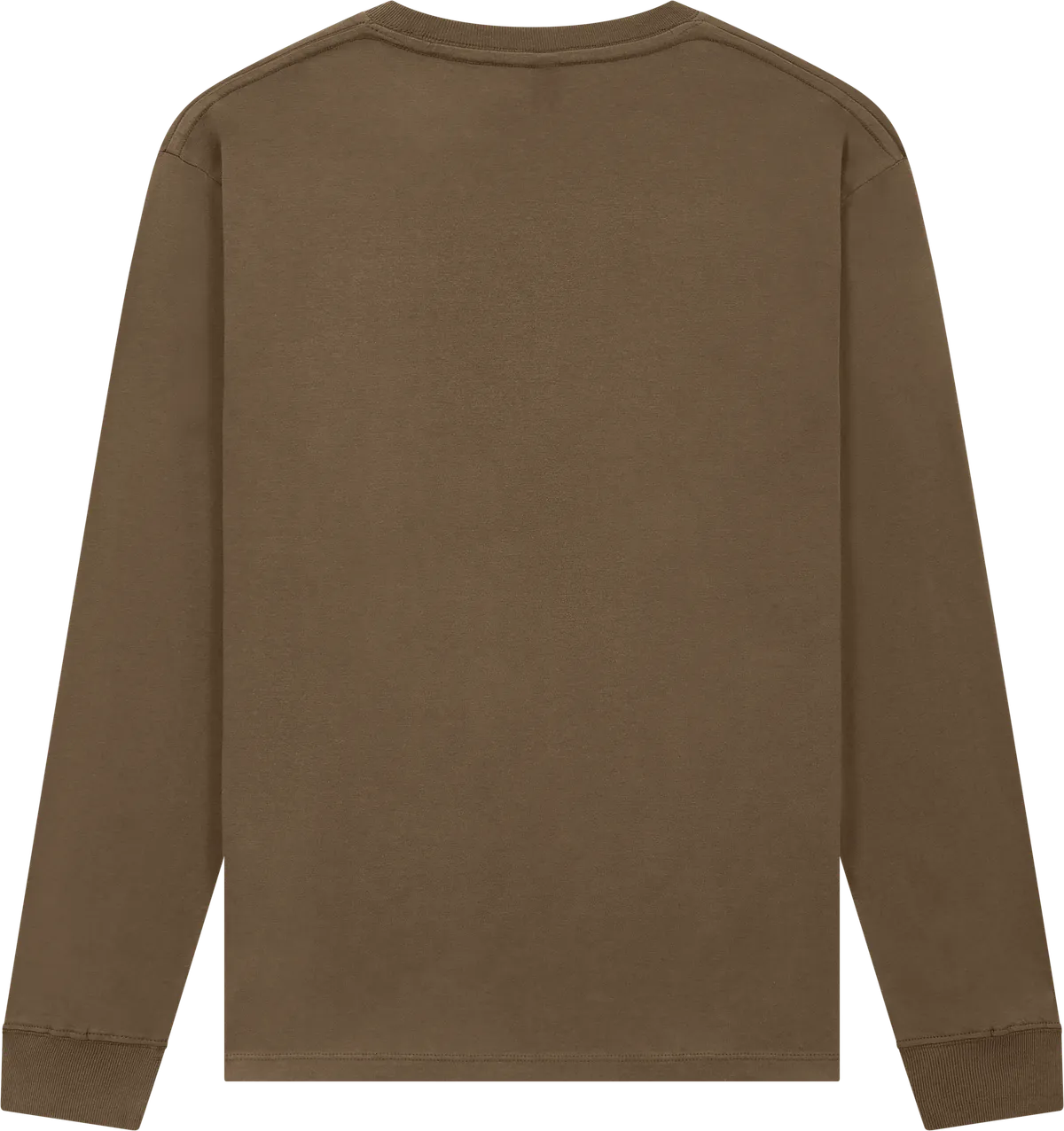 EP185L-FBR4 - Premium Long Sleeve T-shirt - Faded Brown