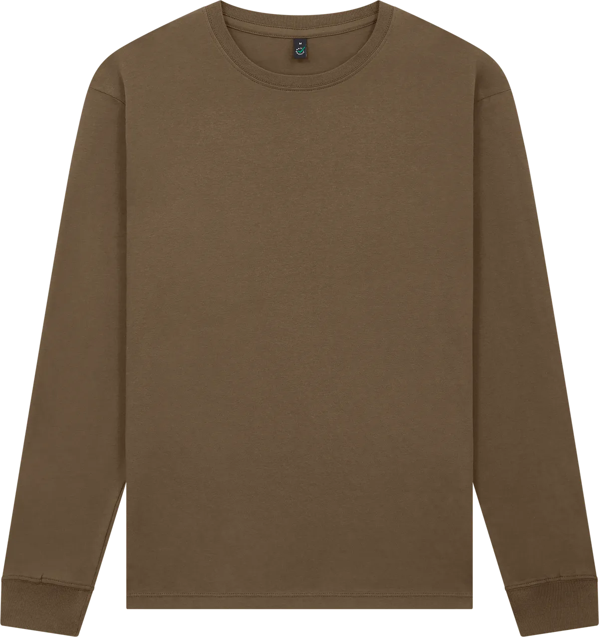 EP185L-FBR0 - Earth Positive® Premium Long Sleeve T-shirt - Faded Brown
