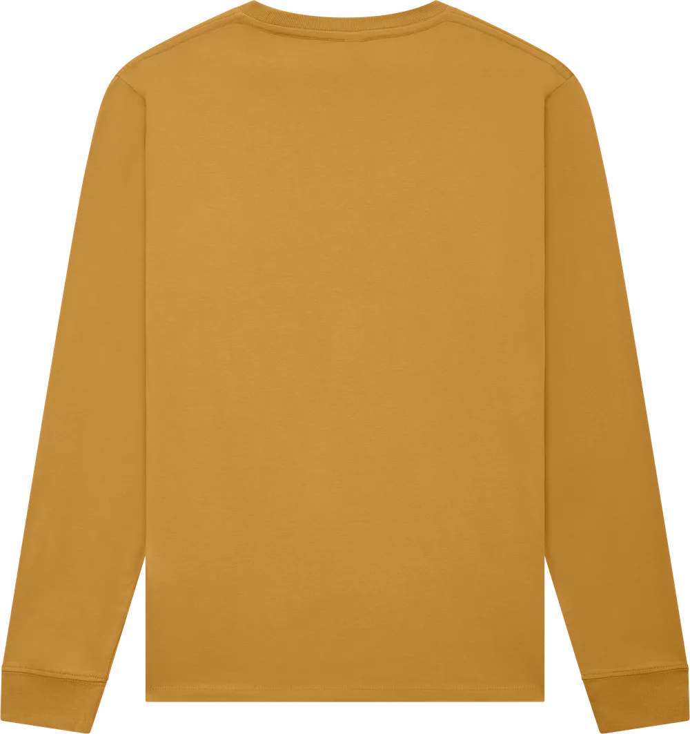 EP185L-FMU4 - Premium Long Sleeve T-shirt - Faded Mustard