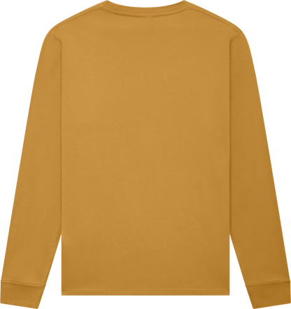 EP185L-FMU1 - Earth Positive® Premium Long Sleeve T-shirt - Faded Mustard