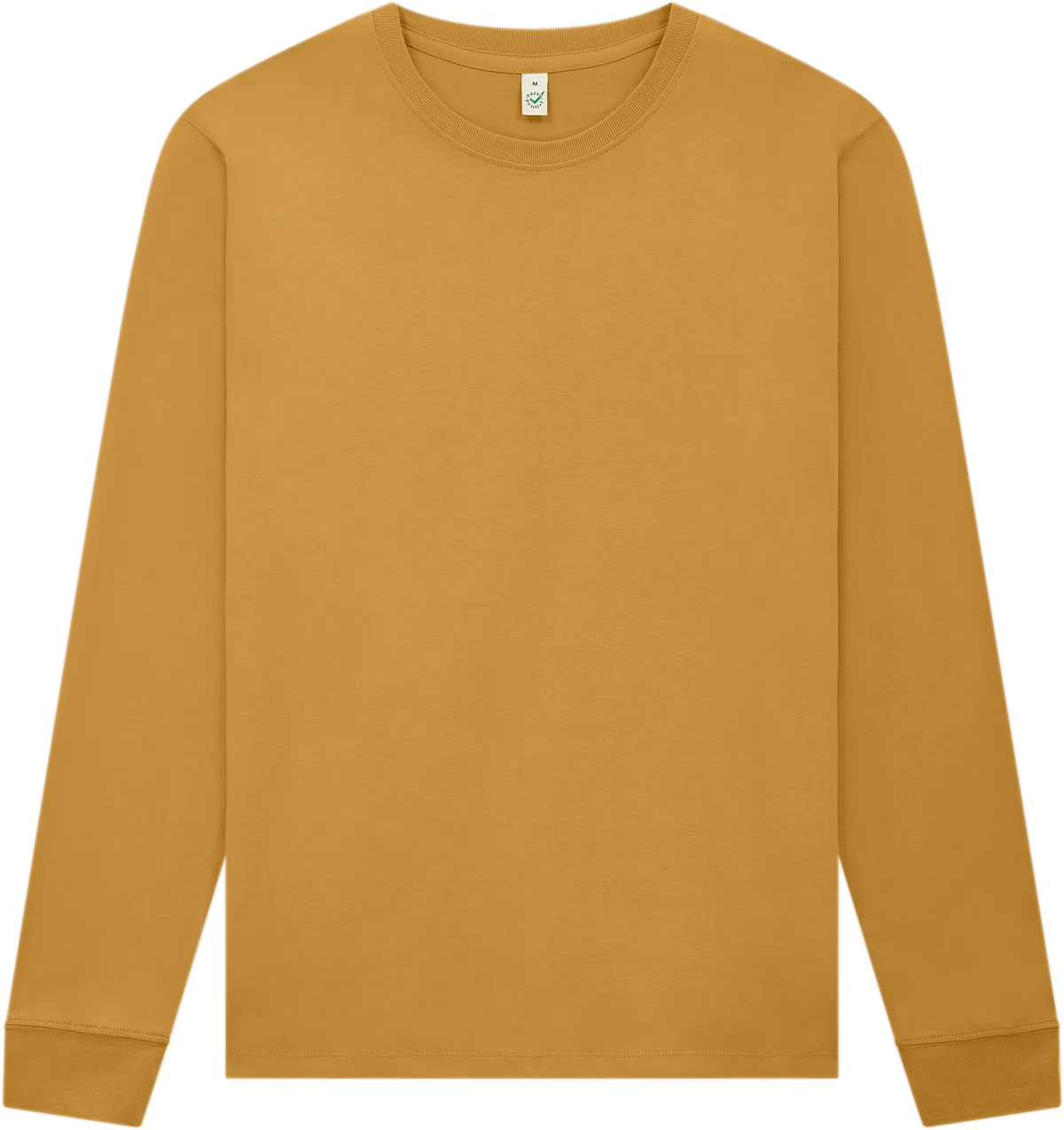 EP185L-FMU1 - Earth Positive® Premium Long Sleeve T-shirt - Faded Mustard
