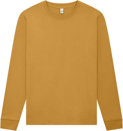 EP185L-FMU1 - Earth Positive® Premium Long Sleeve T-shirt - Faded Mustard