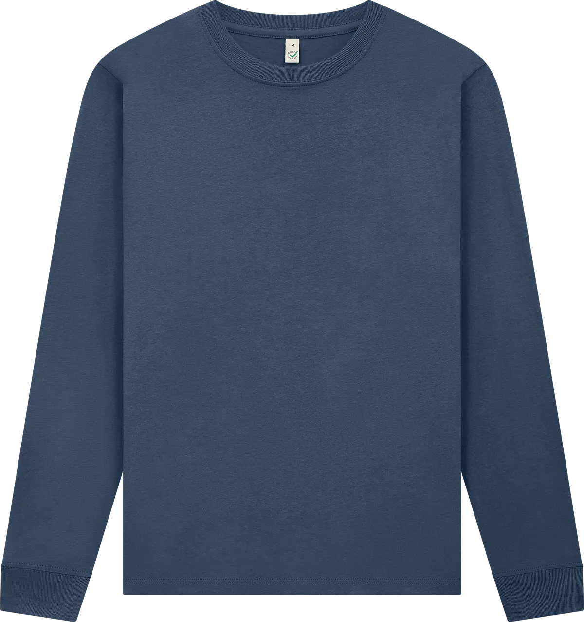 EP185L-FNA5 - Earth Positive® Premium Long Sleeve T-shirt - Faded Navy