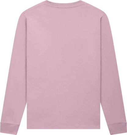 EP185L-FPK1 - Earth Positive® Premium Long Sleeve T-shirt - Faded Pink