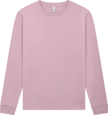 EP185L-FPK6 - Earth Positive® Premium Long Sleeve T-shirt - Faded Pink