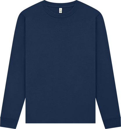 EP185L-FRNA3 - Earth Positive® Premium Long Sleeve T-shirt - French Navy