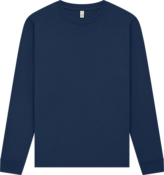 EP185L-FRNA3 - Earth Positive® Premium Long Sleeve T-shirt - French Navy