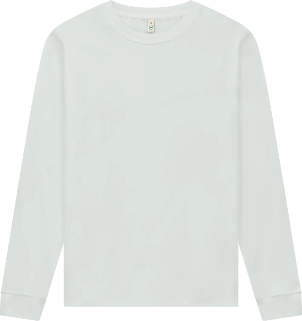 EP185L-FWH6 - Premium Long Sleeve T-shirt - Faded White