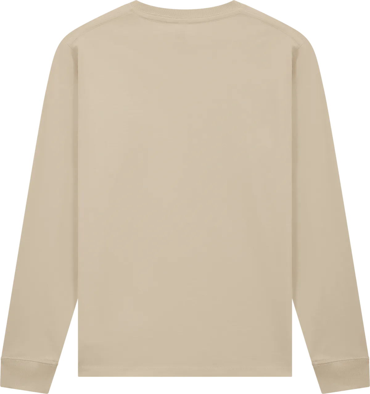 EP185L-SA1 - Premium Long Sleeve T-shirt - Light Beige (Sand)