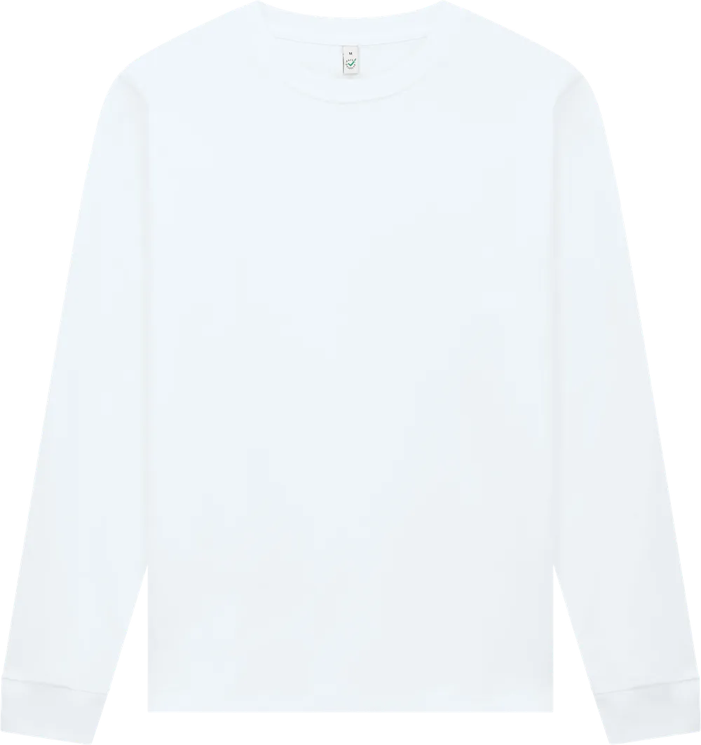 EP185L-WH0 - Premium Long Sleeve T-shirt - White