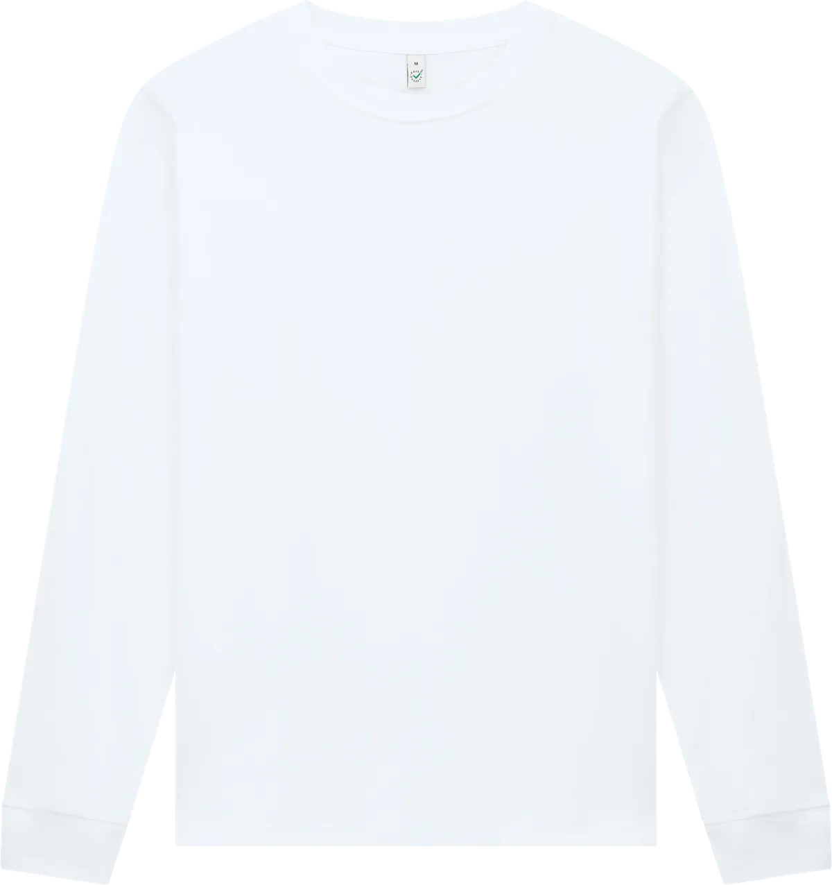 EP185L-WH6 - Earth Positive® Premium Long Sleeve T-shirt - White