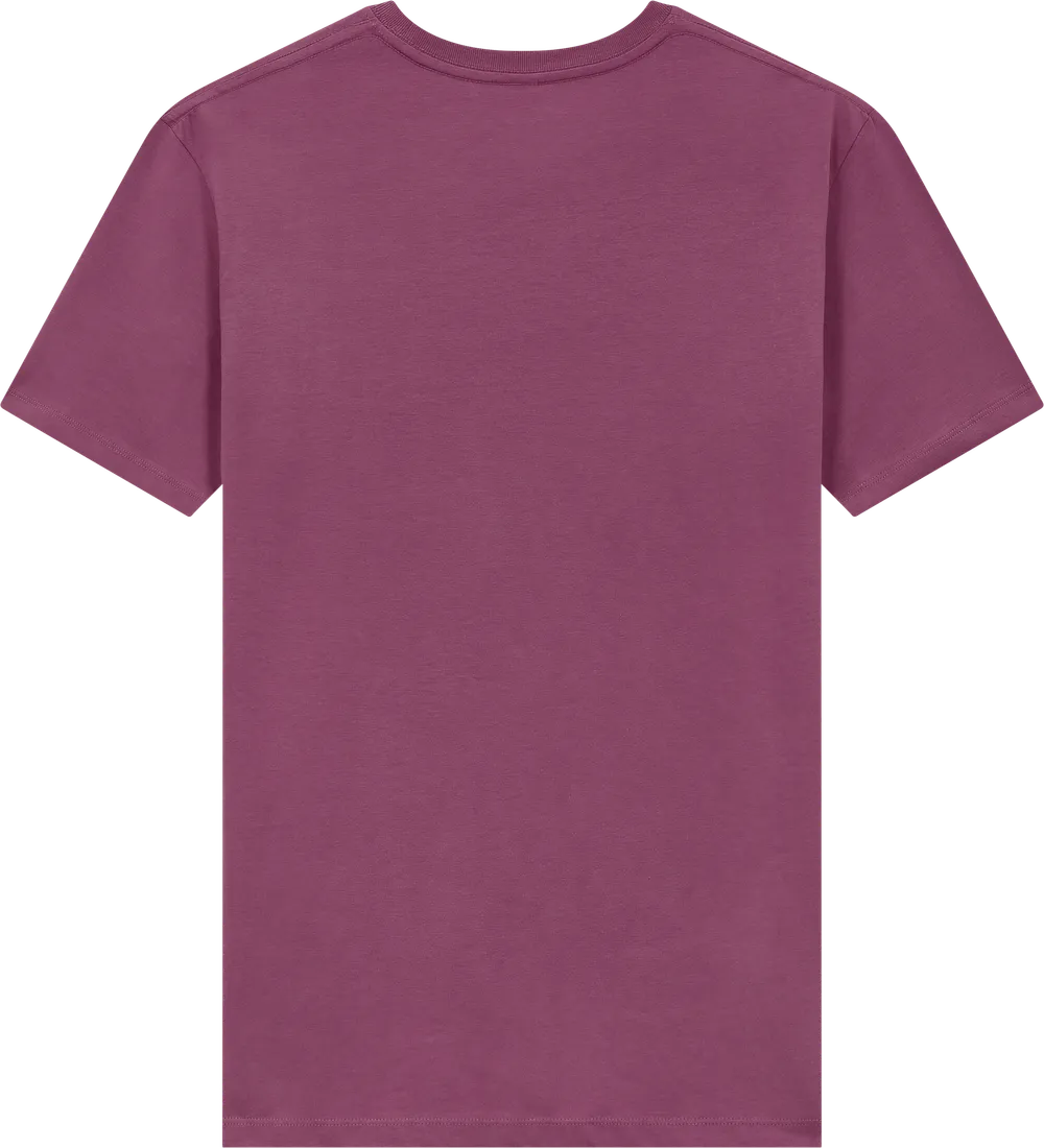 EP185-FBU5 - Premium Jersey T-shirt - Faded Burgundy