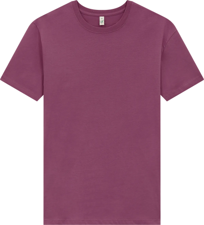 EP185-FBU6 - Earth Positive® Premium Jersey T-shirt - Faded Burgundy