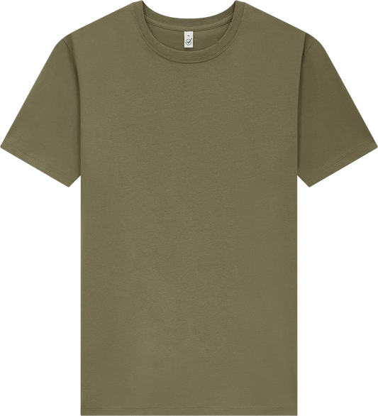 EP185-FKH4 - Earth Positive® Premium Jersey T-shirt - Faded Khaki