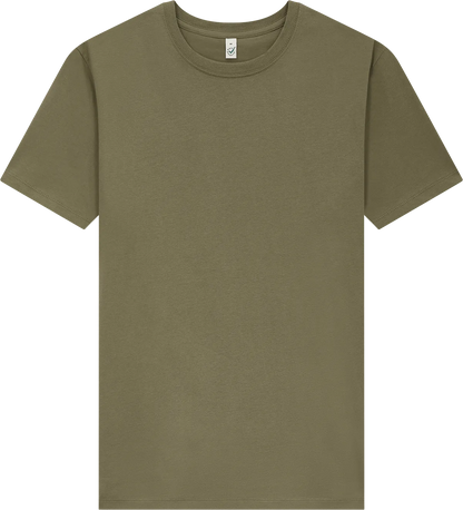 EP185-FKH1 - Earth Positive® Premium Jersey T-shirt - Faded Khaki