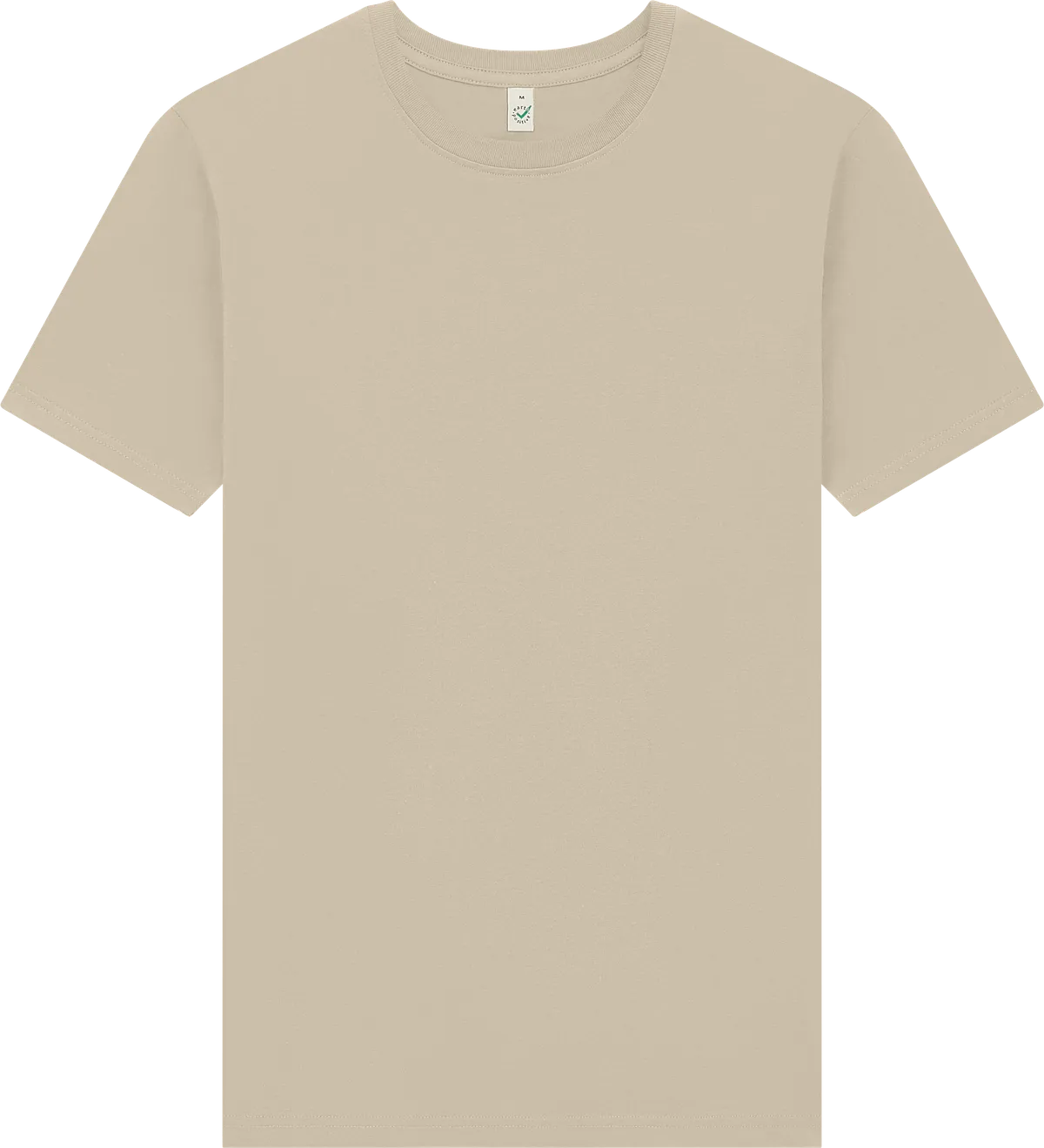 EP185-SA1 - Earth Positive® Premium Jersey T-shirt - Light Beige (Sand)