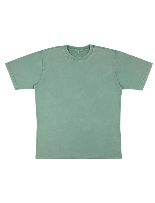 Earth Positive® Oversized T-shirt - Stone Washed Sage Green - M