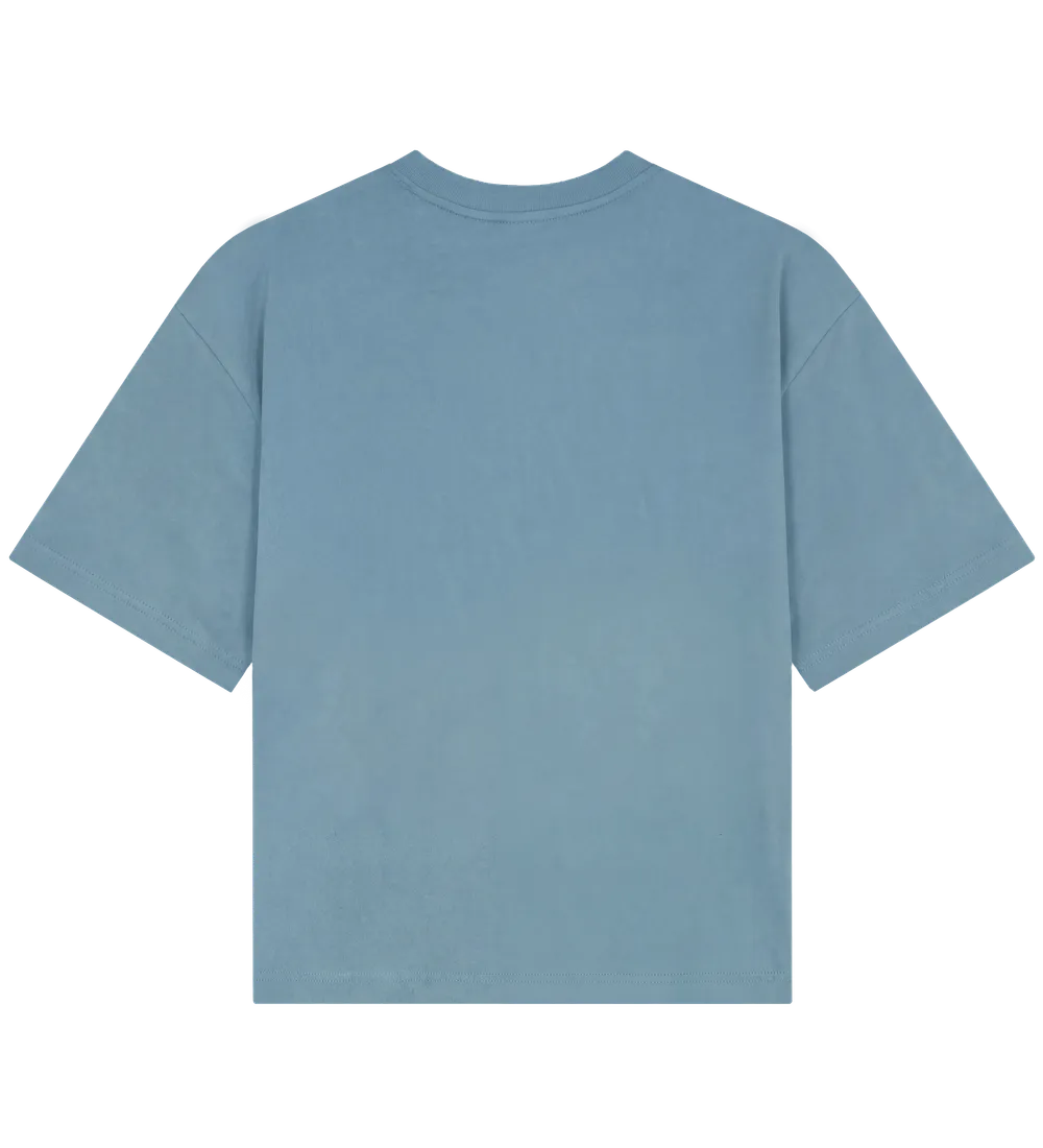 EP220-BD2 - Women's Heavy Boxy T-shirt - Blue Dusk