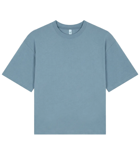 EP220-BD2 - Women's Heavy Boxy T-shirt - Blue Dusk