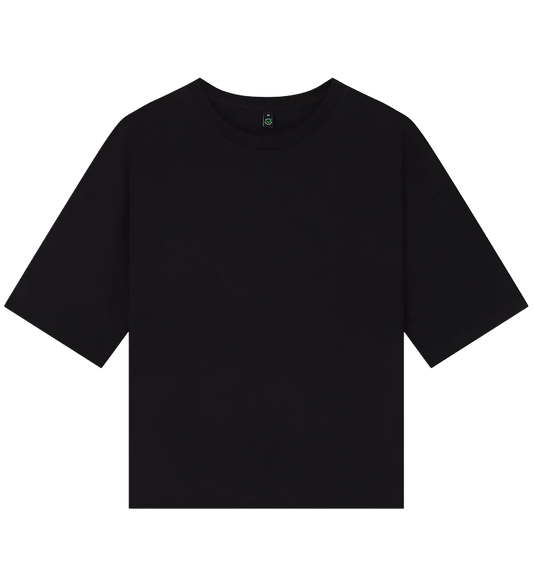 EP220-BL4 - Women's Heavy Boxy T-shirt - Black