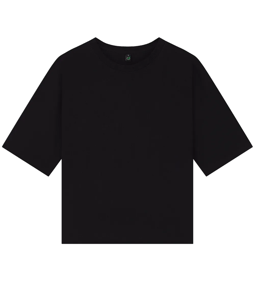 EP220-BL00 - Women's Heavy Boxy T-shirt - Black