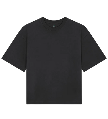 EP220-SBL1 - Women's Heavy Boxy T-shirt - Stone Washed Black