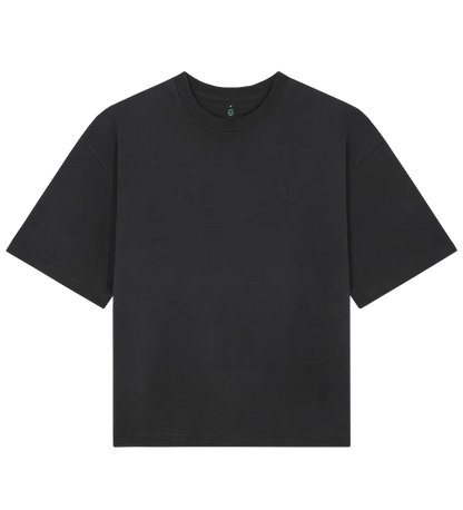 EP220-SBL00 - Women's Heavy Boxy T-shirt - Stone Washed Black