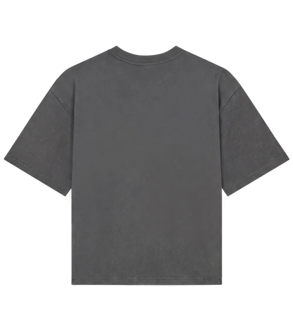 EP220-SGY2 - Women's Heavy Boxy T-shirt - Stone Washed Grey