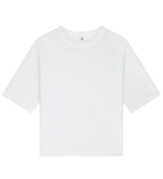 EP220-WH0 - Women's Heavy Boxy T-shirt - White